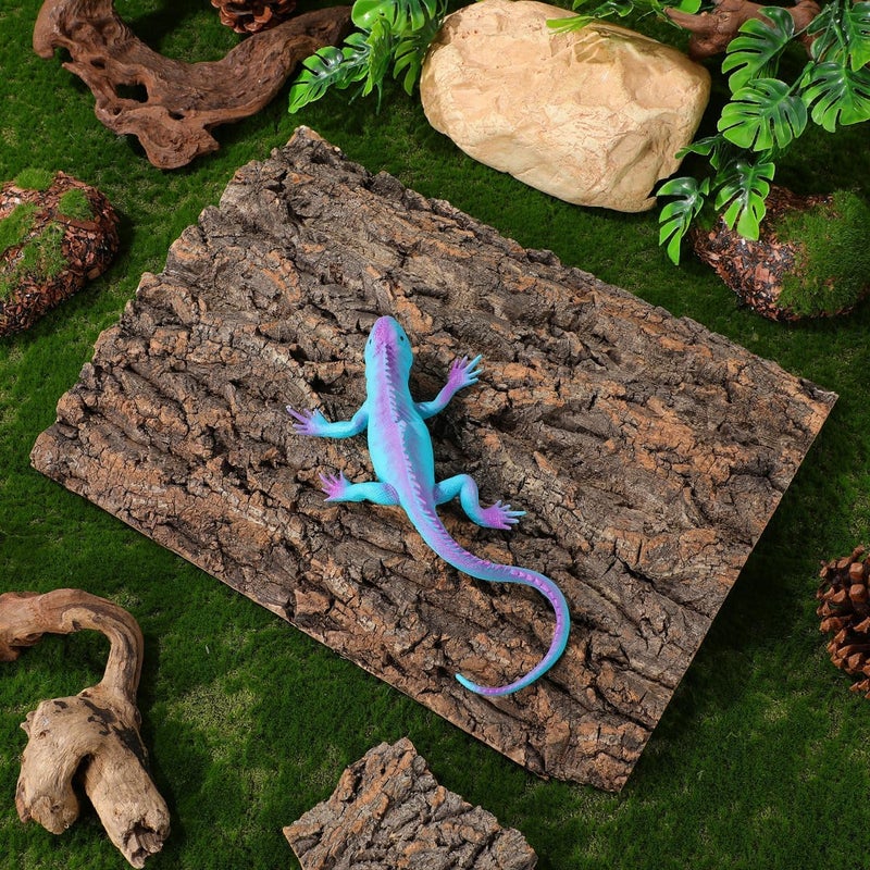 NUOBESTY Terrarium Cork Bark Reptile Terrarium Background Reptile Hide Climbing Bark Natural Climbing Mat Habitat Decor for Spider Lizard Turtle Beared Dragon, 30x40cm - Image 2