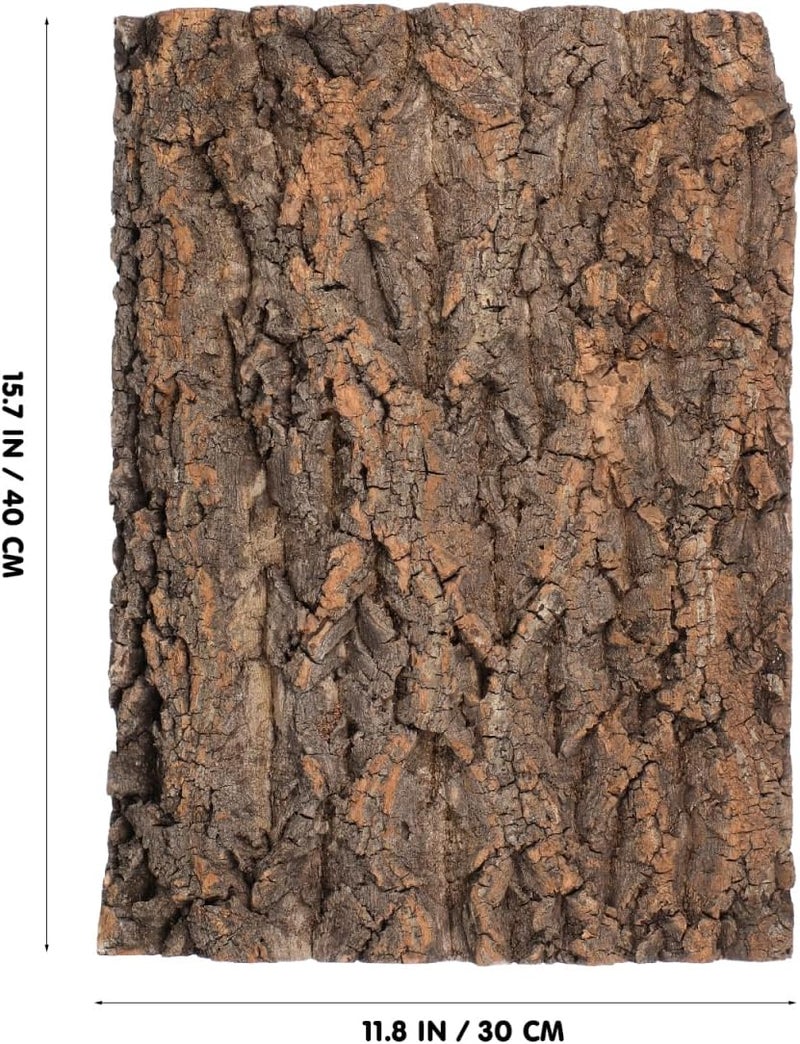 NUOBESTY Terrarium Cork Bark Reptile Terrarium Background Reptile Hide Climbing Bark Natural Climbing Mat Habitat Decor for Spider Lizard Turtle Beared Dragon, 30x40cm - Image 4