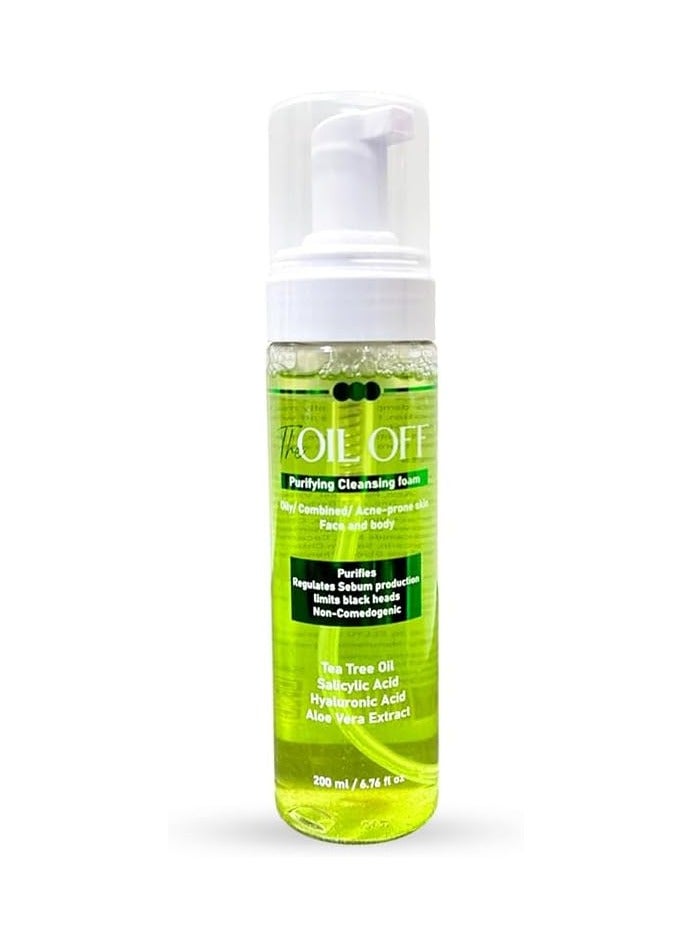 So Sandy The Oil Off Foam Cleanser for oily, combination and acne-prone skin 200 ml - Image 1