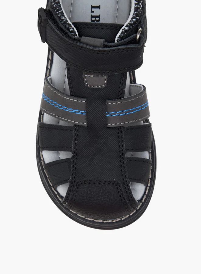 LBL by Shoexpress Strap Sandals with Hook and Loop Closure