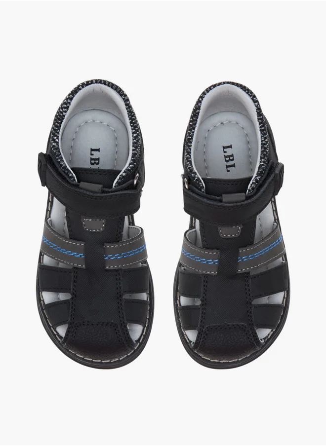 LBL by Shoexpress Strap Sandals with Hook and Loop Closure