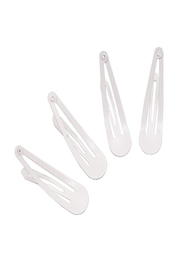 دوفاش مشابك شعر معدنية بيضاء من دوفاش، 5 سم/2 بوصة، إكسسوارات شعر للنساء، 12 قطعة (أبيض) - Image 3