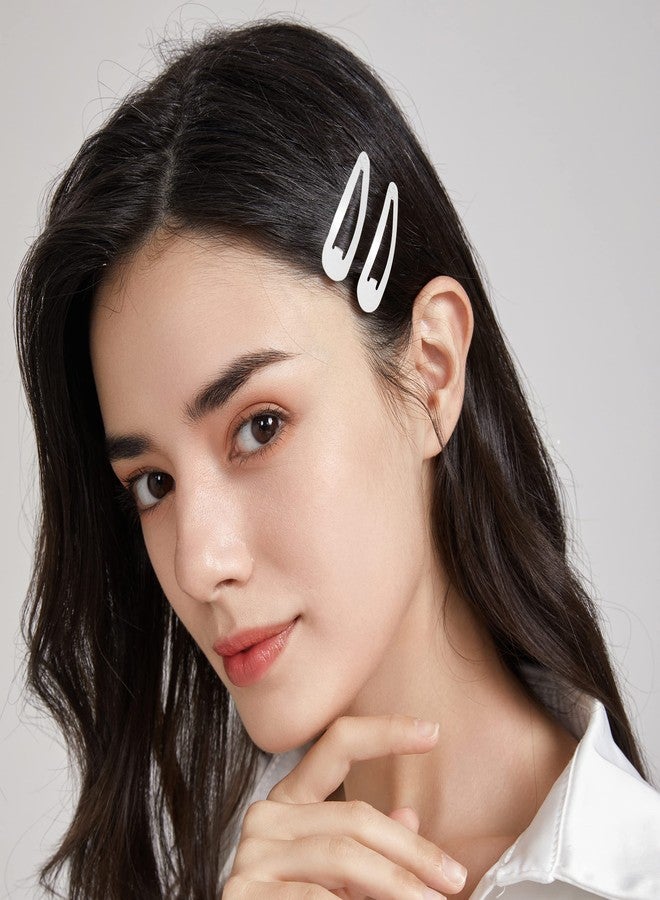 دوفاش مشابك شعر معدنية بيضاء من دوفاش، 5 سم/2 بوصة، إكسسوارات شعر للنساء، 12 قطعة (أبيض) - Image 5