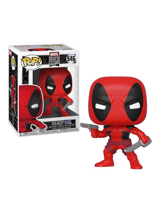 Funko 44154 بوب. بوبل مارفل: الظهور الأول في الذكرى الثمانين: تمثال قابل للجمع لشخصية ديدبول متعدد الألوان 3.75 بوصة - Image 3