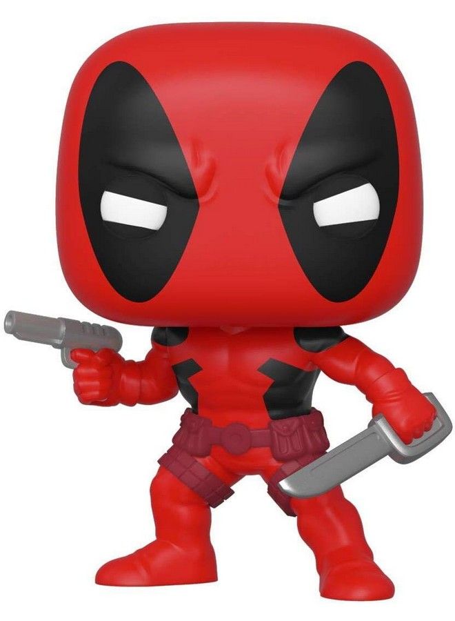 Funko 44154 بوب. بوبل مارفل: الظهور الأول في الذكرى الثمانين: تمثال قابل للجمع لشخصية ديدبول متعدد الألوان 3.75 بوصة - Image 2