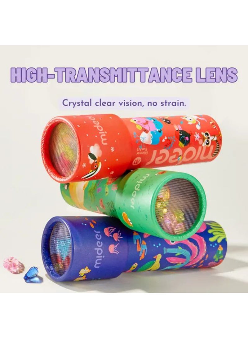 MiDeer Kaleidoscope for Kids – Ocean Vortex Theme | Durable, Colorful Optical Toy for Sensory Play and Visual Development | Portable Gift for Children Ages 3+ - Image 5