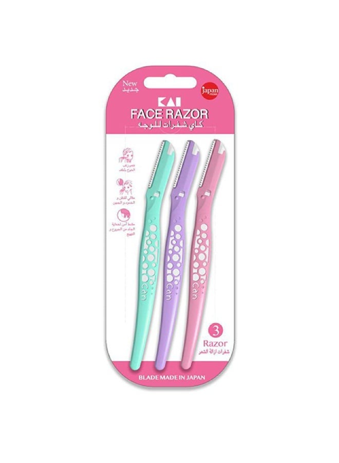 Razors For Face By Kai - 3blades