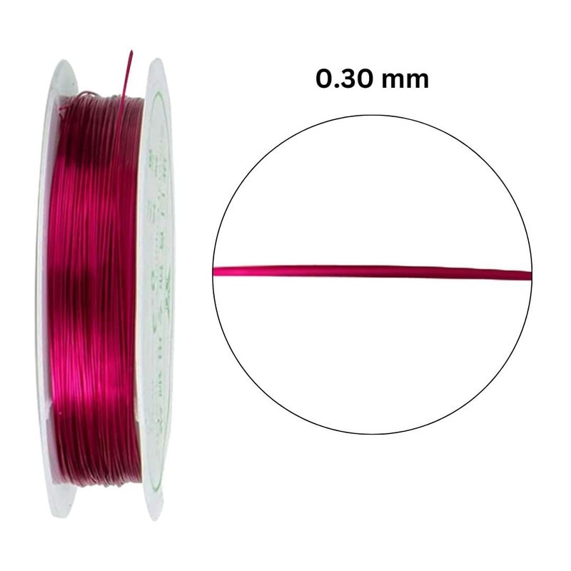 Satra Traders Jewellery Copper Wire Tarnish Proof Brass Bendable Metal Wire for Jewellery Making Sculpting Modelling Crafts Wire Weaving Wrapping Size 03 Approx 8mtr Qty 10pcs Multicolor - Image 2