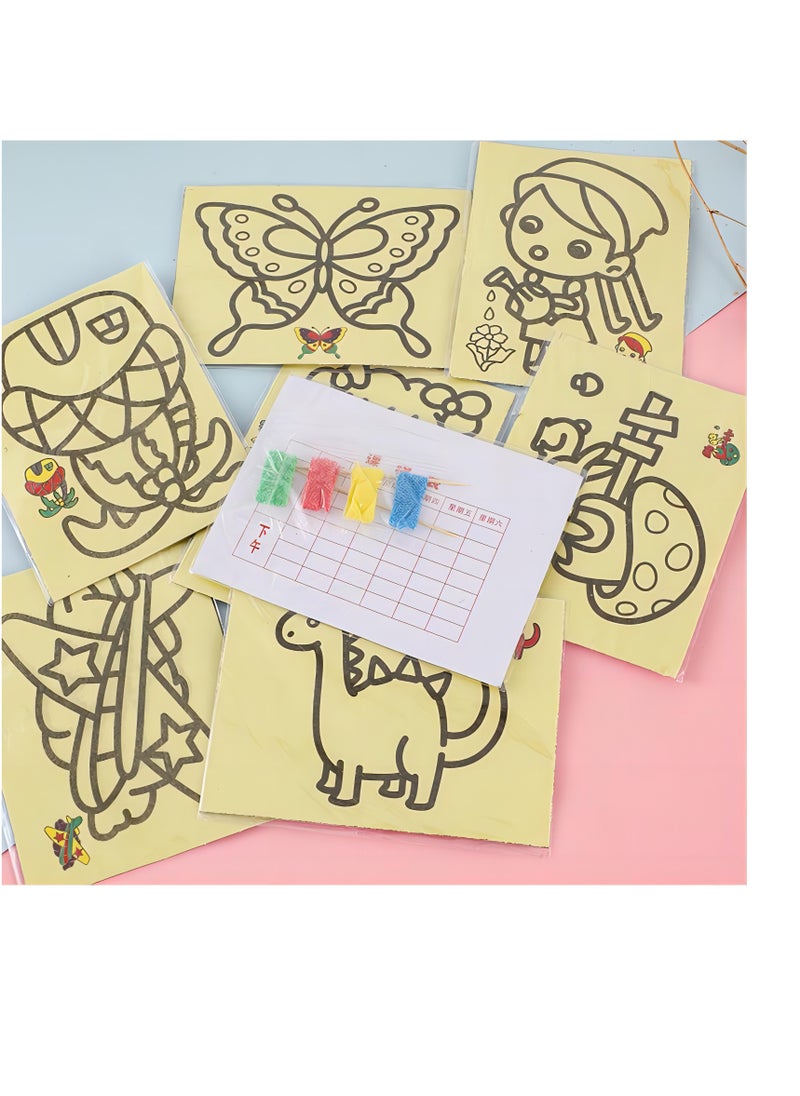 Generic 25 Sand Paper Art Toy Sheets  - Image 2