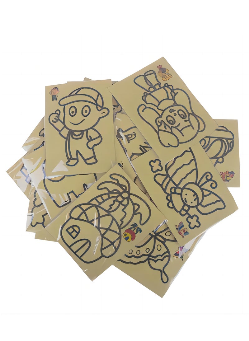 Generic 25 Sand Paper Art Toy Sheets  - Image 1