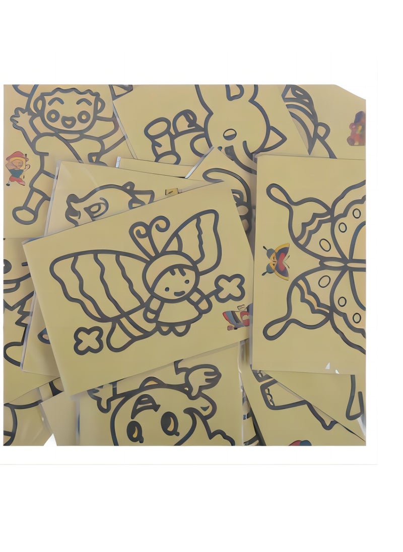 Generic 25 Sand Paper Art Toy Sheets  - Image 4