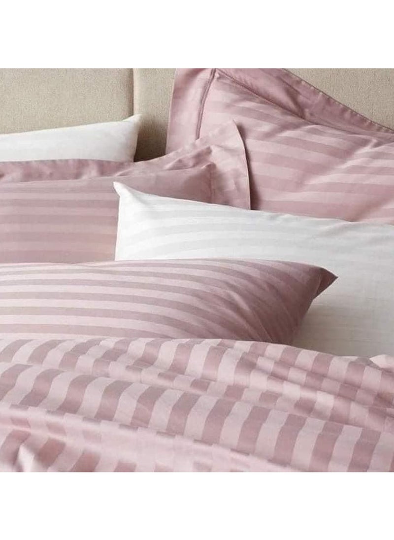 QBED Elastic Stripe Sheet Sets (180 * 200 * 30cm, Cashmere)  - Image 1