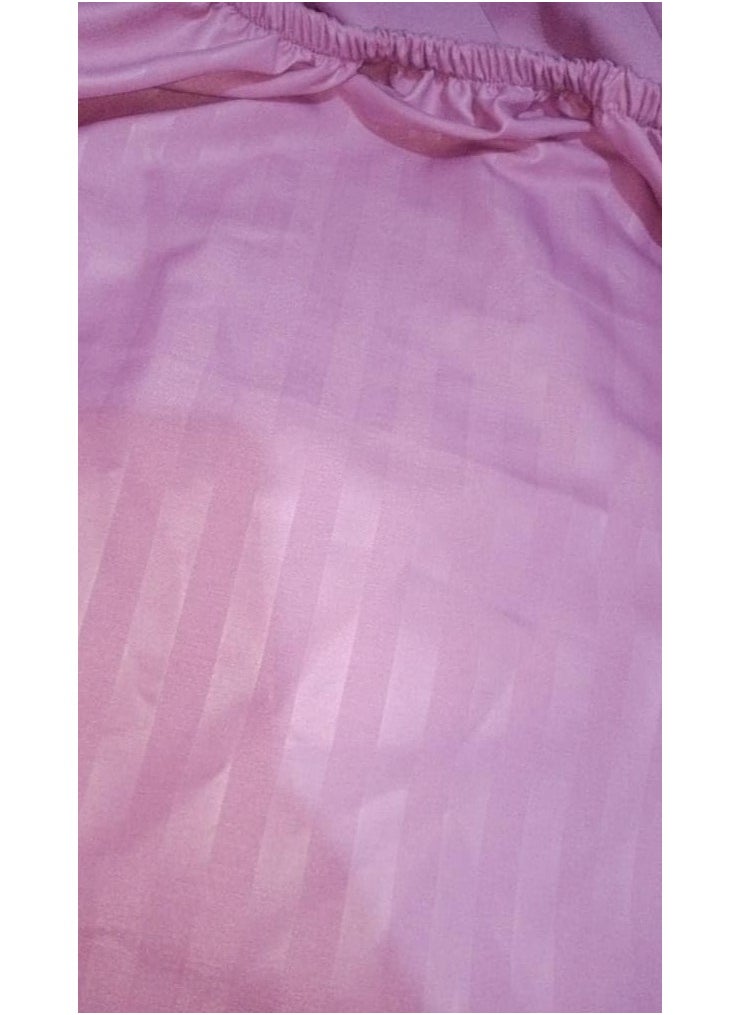 QBED Elastic Stripe Sheet Sets (180 * 200 * 30cm, Cashmere)  - Image 4