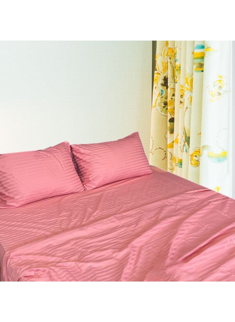QBED Elastic Stripe Sheet Sets (180 * 200 * 30cm, Cashmere)  - Image 5