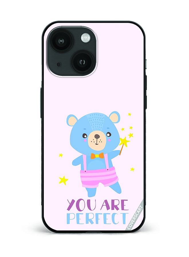 COVERSCART Protective Case Cover For Apple iPhone 13 You Are Perfect Design Multicolour