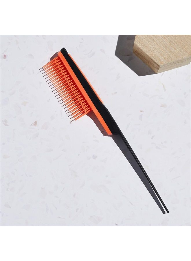 Tangle Teezer | The Back-Combing Hairbrush for All Hair Types | Adds Texture and Volume | Coral Sunshine - Image 2
