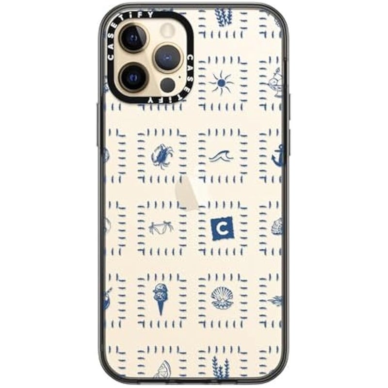 Casetify iPhone 12 Pro Compact Case 【2 x Military Grade Drop Test/4ft Drop Protection】 - Boho Summer - Black - Image 3