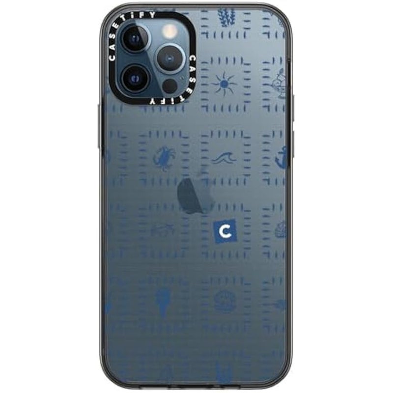 Casetify iPhone 12 Pro Compact Case 【2 x Military Grade Drop Test/4ft Drop Protection】 - Boho Summer - Black - Image 4