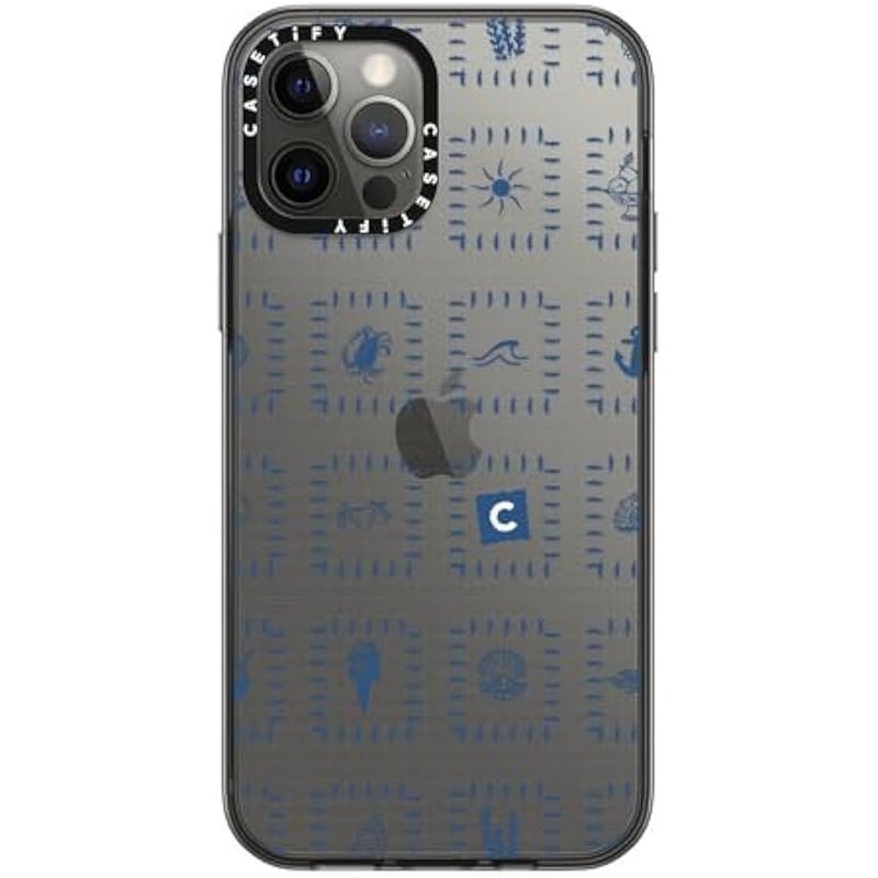 Casetify iPhone 12 Pro Compact Case 【2 x Military Grade Drop Test/4ft Drop Protection】 - Boho Summer - Black - Image 2