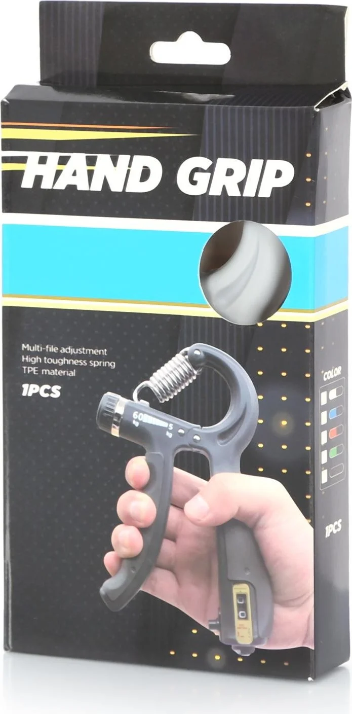 ماشو تريند Gray 5-60 kg Adjustable Hand Spring Hand Trainer - Adjustable Hand Spring Hand Spring