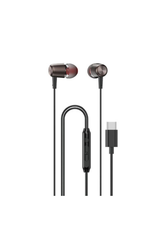 دوداو سماعات Dudao X1PROT السلكية داخل الأذن بمنفذ USB-C بطول 1.2 متر - أسود - Image 1