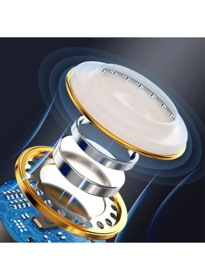 دوداو سماعات Dudao X1PROT السلكية داخل الأذن بمنفذ USB-C بطول 1.2 متر - أسود - Image 3