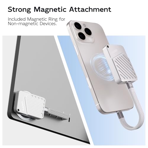 MAIWO 2TB Magnetic Portable SSD 2050MBs USB C 32 GEN2x2 External Solid State Drive for iPhone151617MaciPadAndroidWindows Aluminum Support 4K ProRes Video Record - Image 3