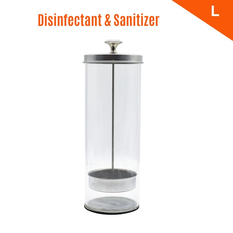 Disinfecting Sanitizer Jar Salon/ Barber Comb Glass Sanitizing Disinfectant Jars Cleaning Bottle Tool - Image 2