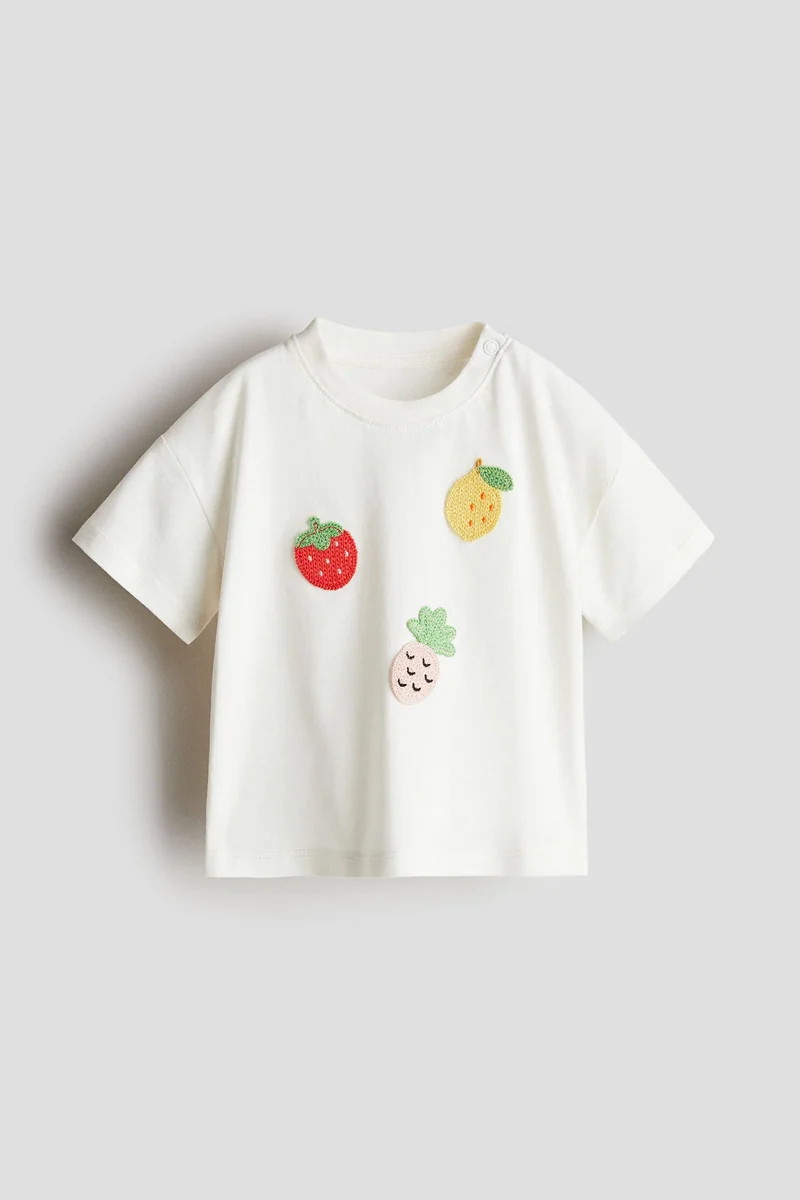 H&M Appliquéd T-shirt