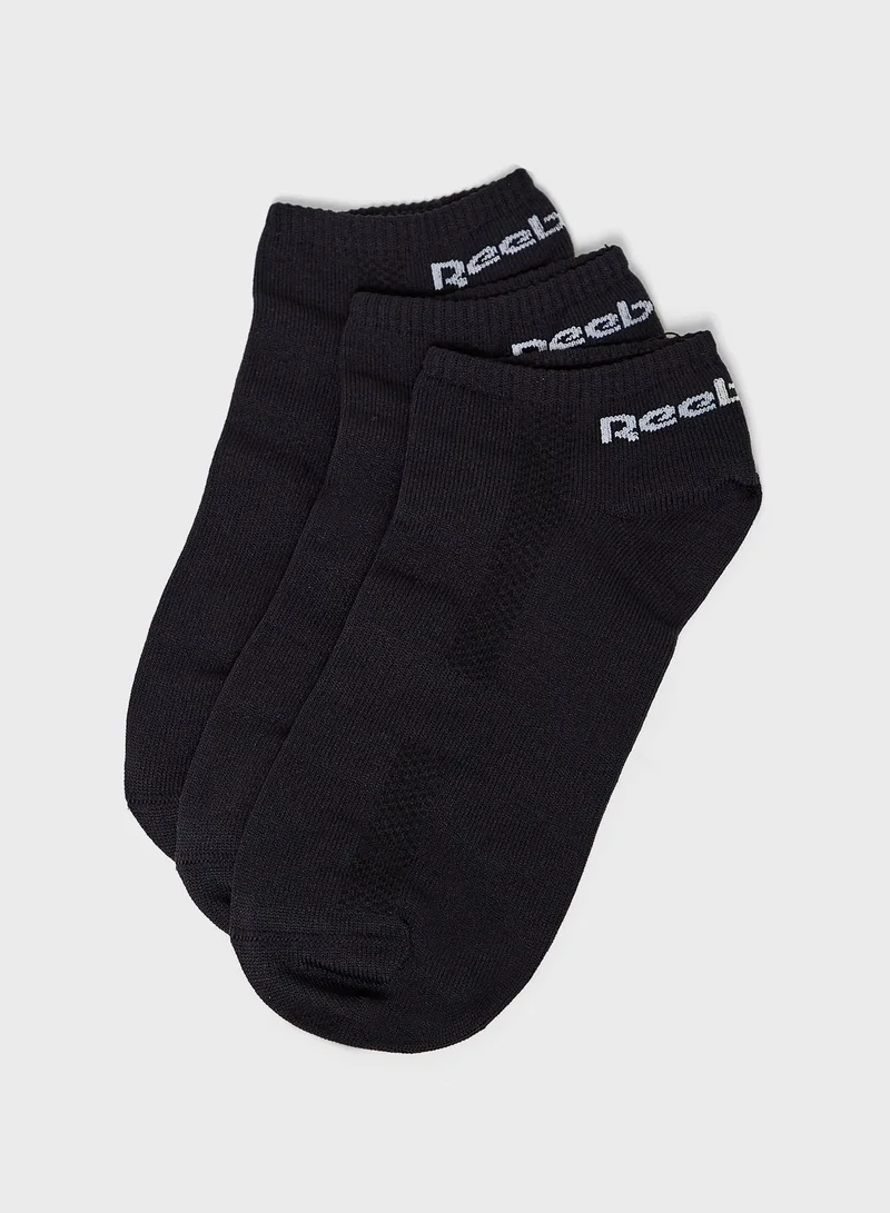 Reebok 3 Pack One Series Low Cut Socks