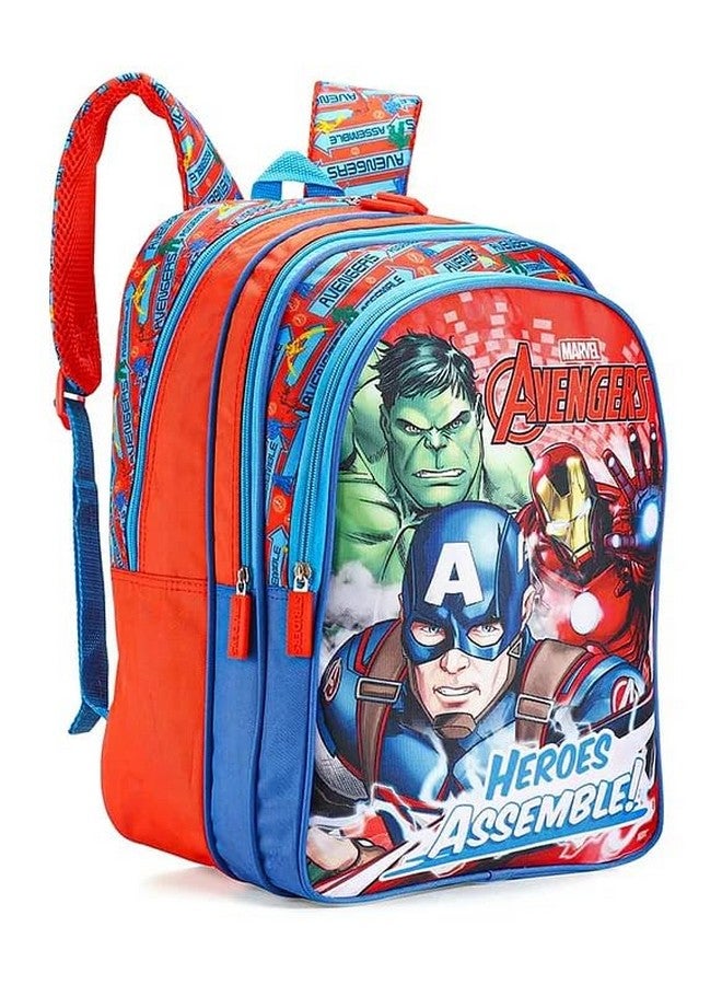 STRIDERS حقيبة ظهر سوبرهيرو أفنجرز 16 بوصة للأطفال متينة - Image 2
