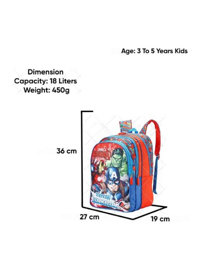 STRIDERS حقيبة ظهر سوبرهيرو أفنجرز 16 بوصة للأطفال متينة - Image 5