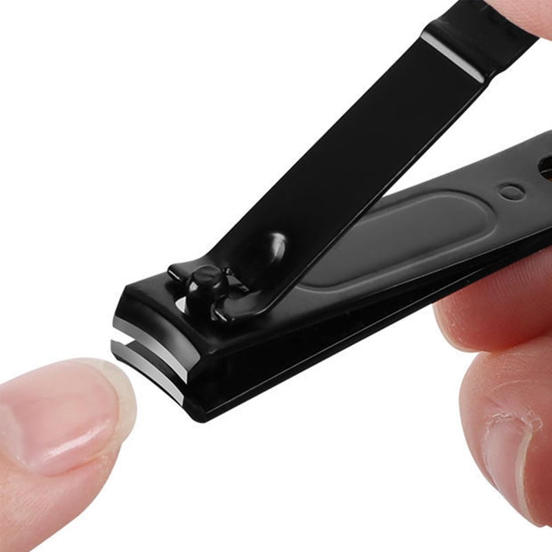 FORCE 24 Force24 - Nail Clippers Set, Ultra Sharp Sturdy Fingernail Toenail Clipper Nail Cutters set for men women adult nail cutter set for Thick Toenails & Nails (BLACK Set of 3 without Box) - Image 5