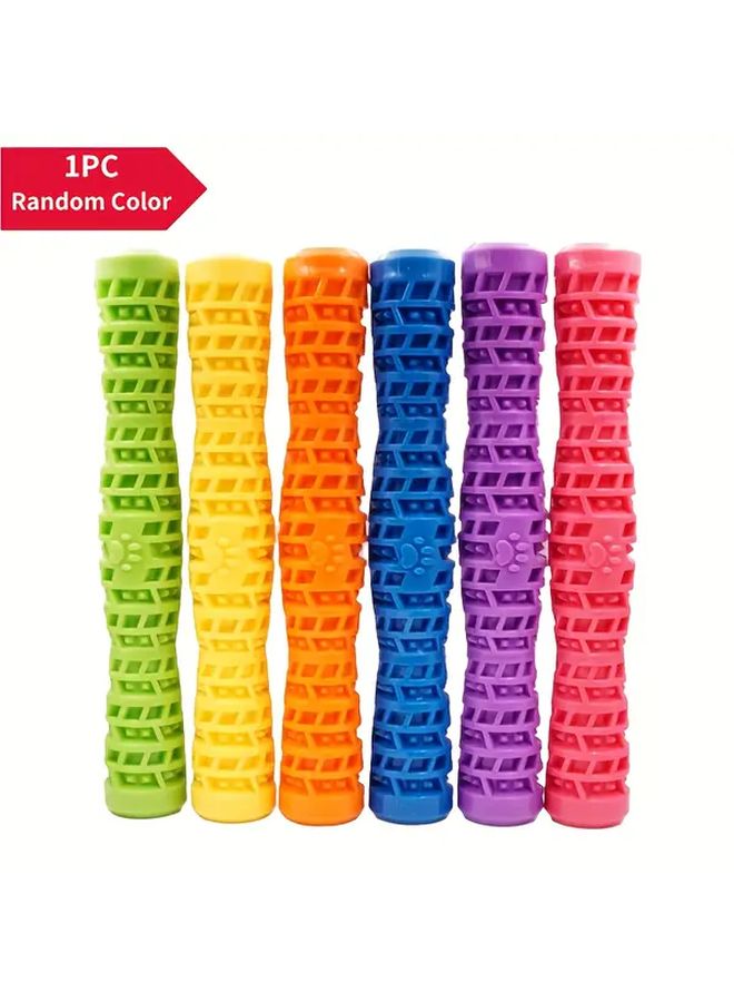 عظم كلب صلب مقاوم للمضغ من المطاط الحراري المتين بألوان عشوائية - Image 1