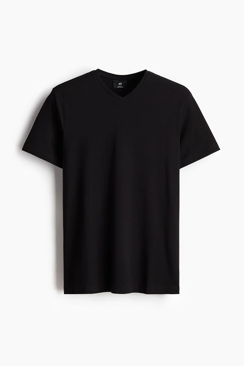 H&M V-neck T-shirt Slim fit