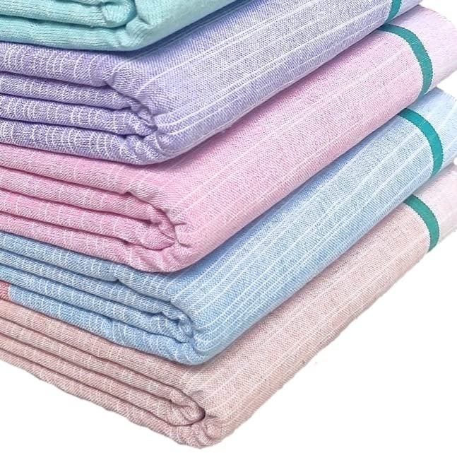 Mk weaves Cotton Bath Towels 250 GSM Multicolor (31X65 Inches) (5) - Image 2