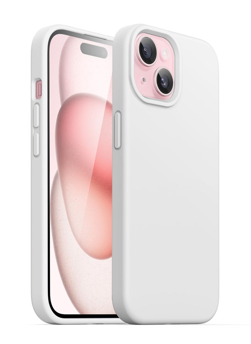 BORTONY iPhone 15 Plus Case 6.7 Inch Silicone Silky-Soft Touch iPhone 15 Plus Cover Full-Body Slim Thin Phone Case Shockproof Protective Case Cover for Apple iPhone 15 Plus  - Image 1