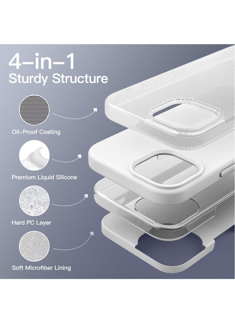 BORTONY iPhone 15 Plus Case 6.7 Inch Silicone Silky-Soft Touch iPhone 15 Plus Cover Full-Body Slim Thin Phone Case Shockproof Protective Case Cover for Apple iPhone 15 Plus  - Image 3