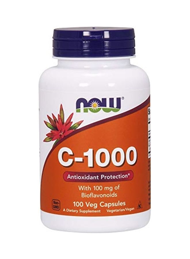 ناو فودز عبوة فيتامين C-1000 - من 100 كبسولة نباتية - Image 1