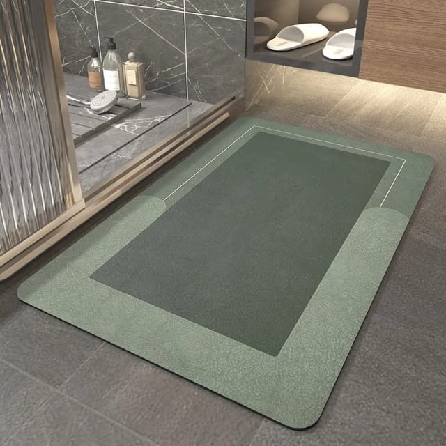 GNOLY GNOLY Bath Mat Door mat Quick Drying Bathroom Mat Water Absorbent Door Mat Floor Mat Doormat Bathroom Carpet Cushion Mat Super Absorbent Kitchen mat Carpet Rug Square - Image 3