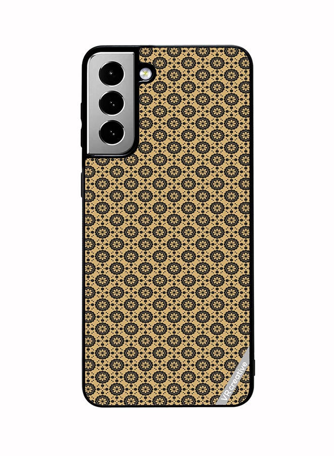 VR CREATIVE Protective Case Cover For Samsung Galaxy S21 FE 5G Pattern Classical Luxury Ornament Royal Texture Design Multicolour - Image 1