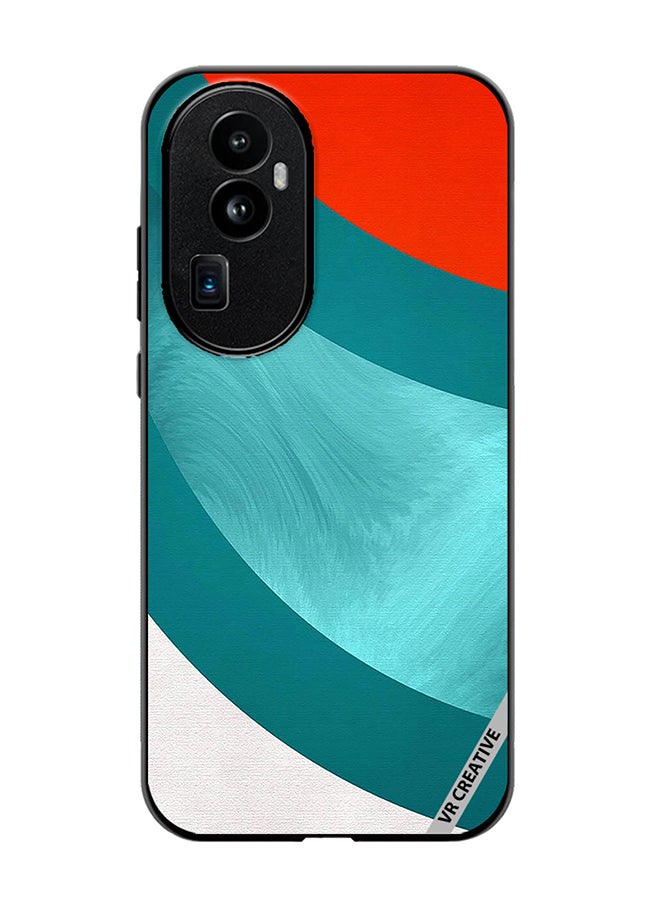 VR CREATIVE Protective Case Cover For Oppo Reno 10 Pro Plus Abstract Layers Design Multicolour - Image 1
