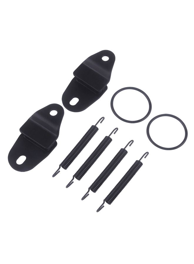 NIBEMINENT Motorcycle Exhaust Pipe Muffler Spring Gaskets - Image 4