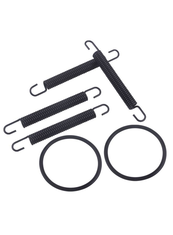 NIBEMINENT Motorcycle Exhaust Pipe Muffler Spring Gaskets - Image 3