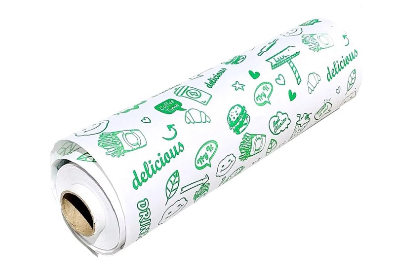 Hozzbun Hozzbun Food Wraping Butter Roti Food Paper Roll for Baking Specialized Baking Paper for Cake Making NonStick Parchment Microwave Oven Safe 70 Meter