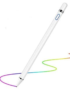 Stylus Pen Touch Screen Pencil: Active Stylus Pens Compatible for Apple iPhone iPad HP DELL Tablet Phone Laptop Chromebook Kindle Fire - Fine Point Digital Capacitive Drawing Pencil
