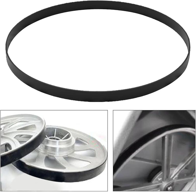 Band Saw Tire Blade Pulley Anti Slip Rubber Belt Replacement 25x1 3cm - Image 4