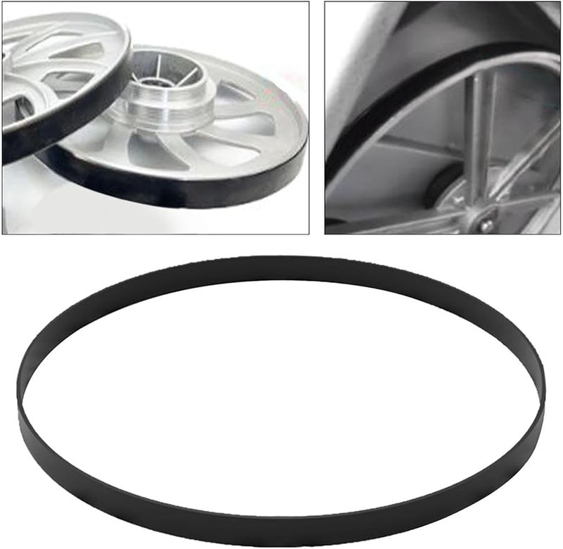 Band Saw Tire Blade Pulley Anti Slip Rubber Belt Replacement 25x1 3cm - Image 5