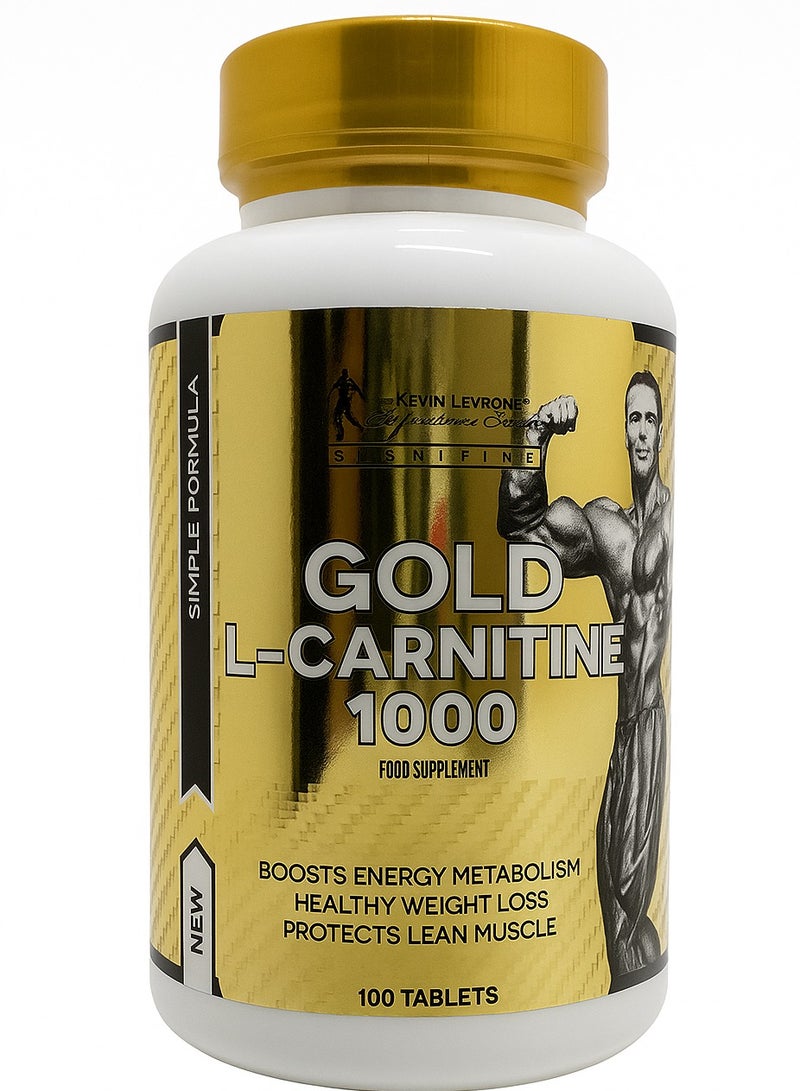 KEVIN LEVRONE GOLD L-CARNITINE 1000 100 Tablets - Image 1