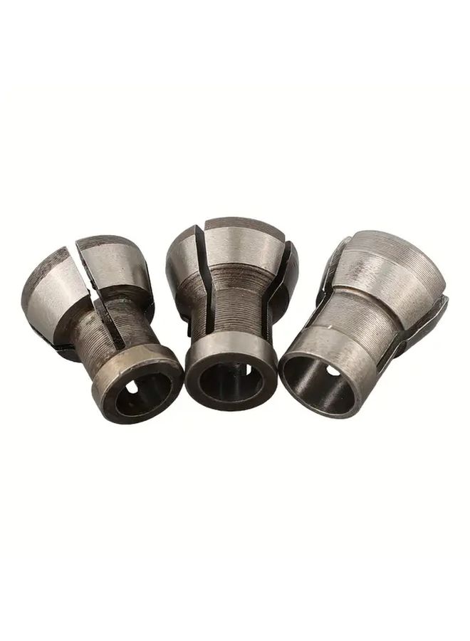 5 Piece Metal Collet Set For Carving Machine And Angle Grinder Universal Fit Durable Replacement Parts Ideal For Woodworking And Metalworking - Image 5